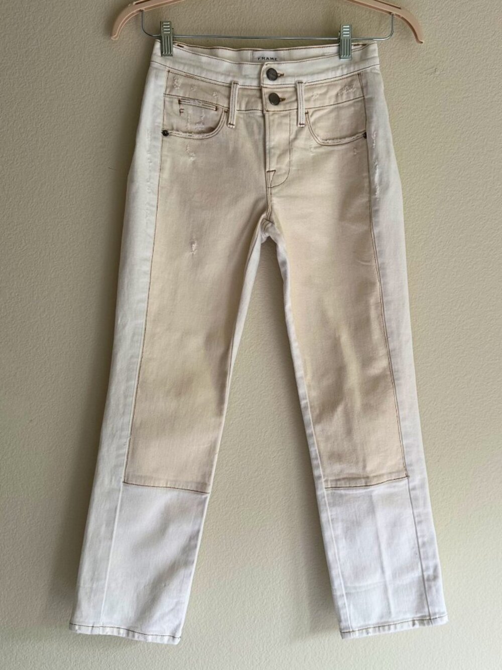 Frame Denim Le High Straight Straight Leg Jeans Size 25